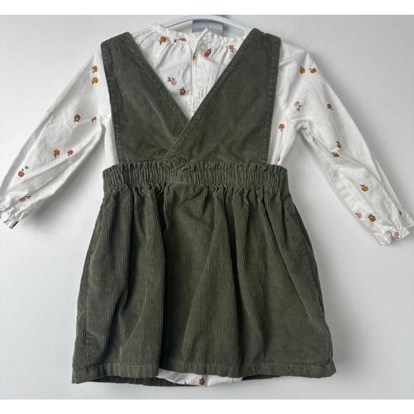 Carter's Baby Set Dress Me Up 12 months Apple Print Bodysuit Dress Fall A55 - Picture 4 of 4